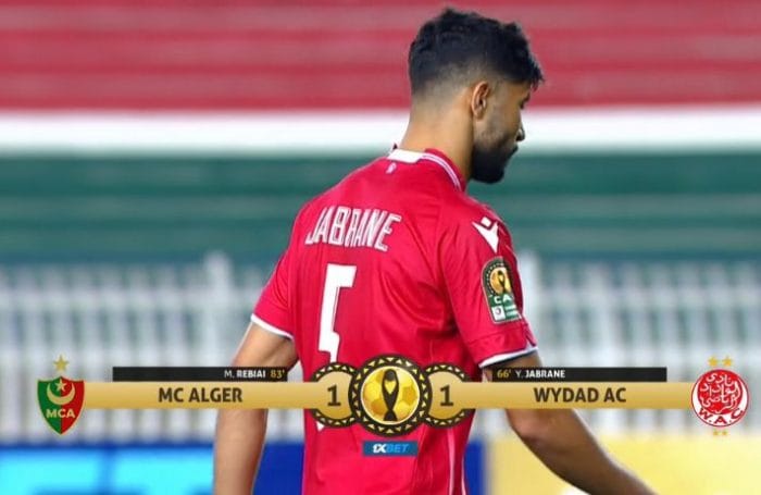 الوداد البيضاوي يعود بتعادل ثمين من ميدان مضيفه مولودية الجزائر