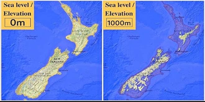 نيوزيلندا.. ارتفاع مستوى مياه البحر أسرع من المتوقع