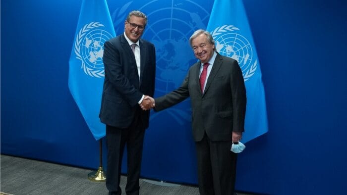 الجمعية العامة الأممية الـ77.. استقبال أخنوش في نيويورك من طرف الأمين العام للأمم المتحدة