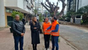 كنزة شرايبي، رئيسة مقاطعة سيدي بليوط بشارع حسن السكتاني