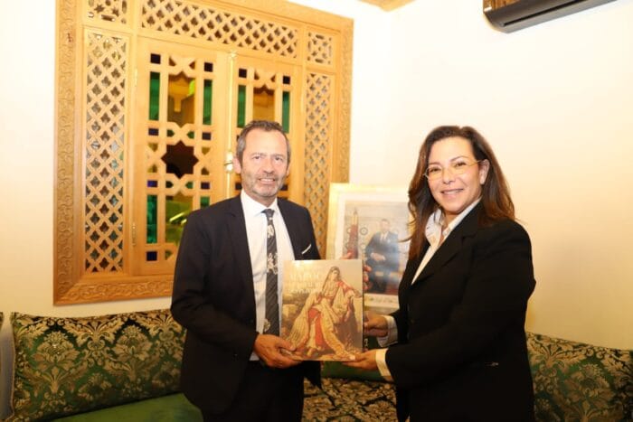 نائلة مية التازي تجري مباحثات مع مدير مكتب اليونيسكو بالمغرب
