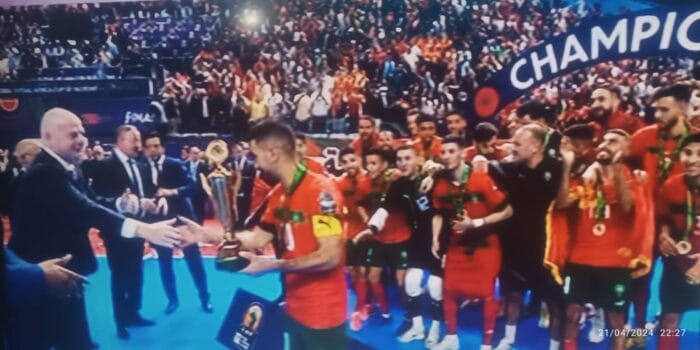 اسود الفوتسال تواصل صنع التاريخ 5-1 و يتوج بطلا لكأس أفريقيا