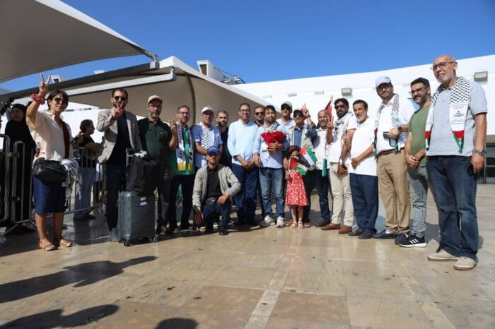 بعد ترحيله.. البقالي: الالتفاف حول سفينة “حنظلة” هو دعم للقضية الفلسطينية وكسر لحاجز الصمت