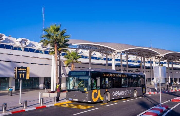 المكتب الوطني للمطارات يطلق خدمة “أيرو باص”، حافلات للتنقل بين الدار البيضاء ومطار محمد الخامس